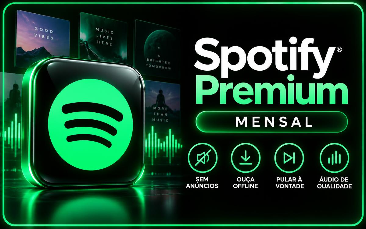 Spotify — plano mensal